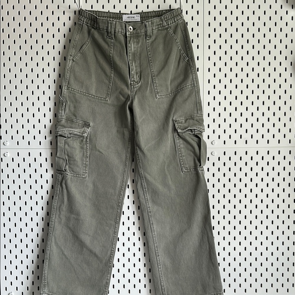 Ardene Olive Gray Cargo Pants